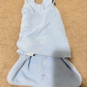 Halo Light Blue Fleece Baby Sleep Sack